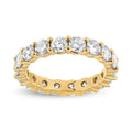 14K Yellow Gold 3.00 Cttw Shared Prong Set Round Cut Diamond Eternity