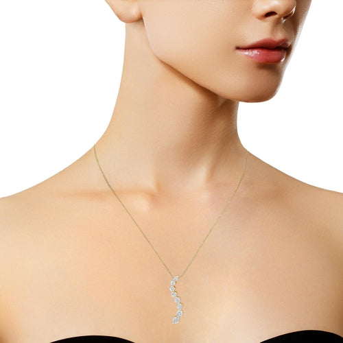 14k Yellow Gold 3.0 cttw Baguette and Brilliant Round-Cut Diamond